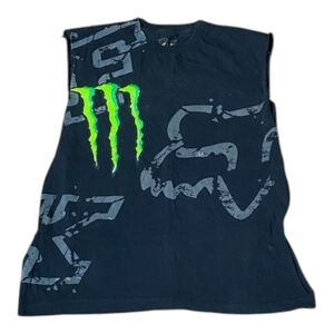 Fox Kids Graphic Tee - Black and Green